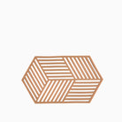 Zone Hexagon Trivet - 24cm Light Terracotta