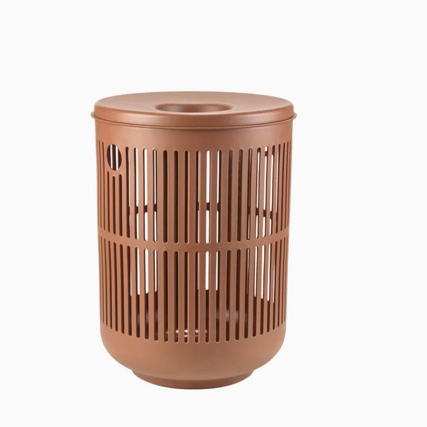 Zone Denmark Laundry Basket with Lid Terracotta
