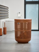 Zone Denmark Laundry Basket with Lid Terracotta