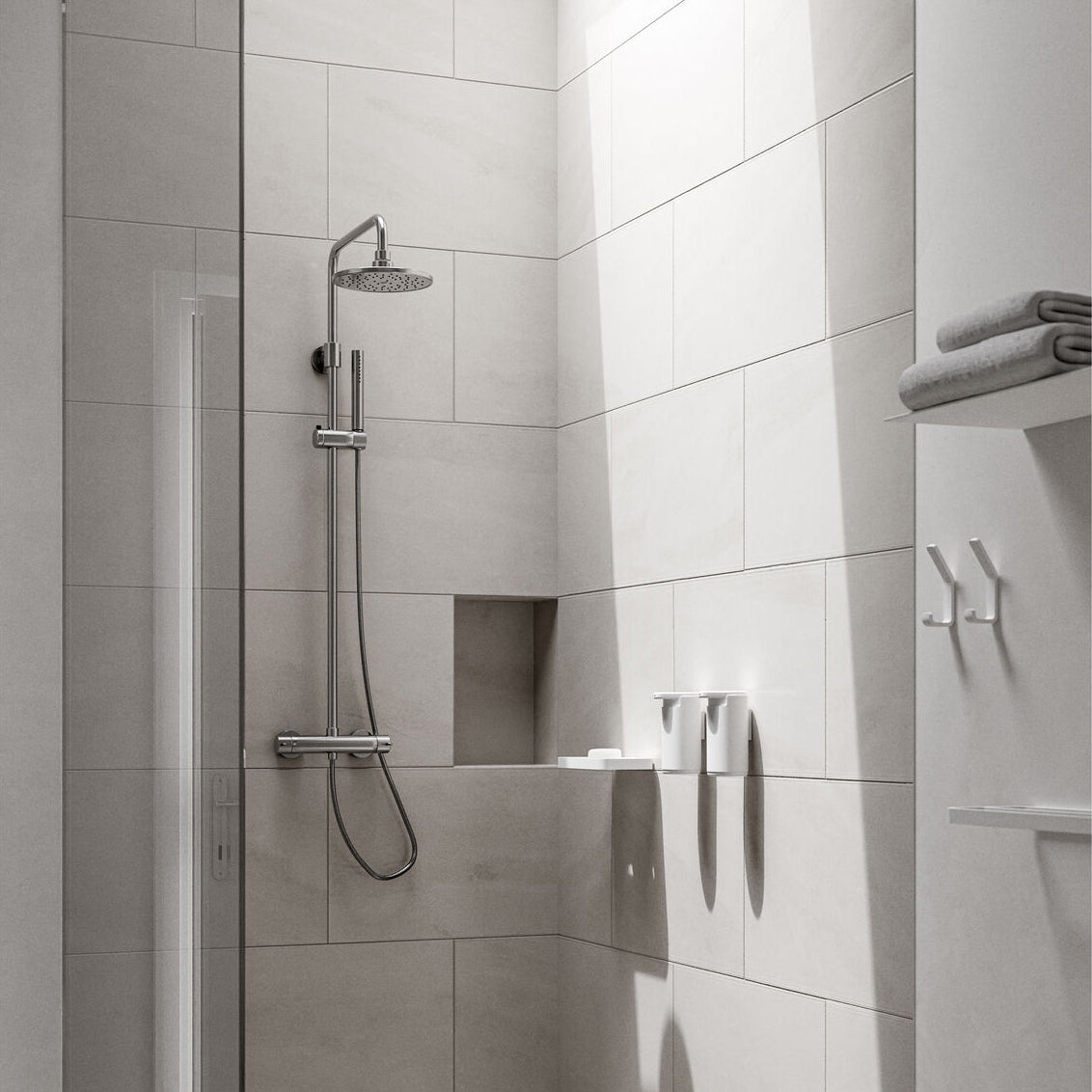 Zone Rim Double Hook White