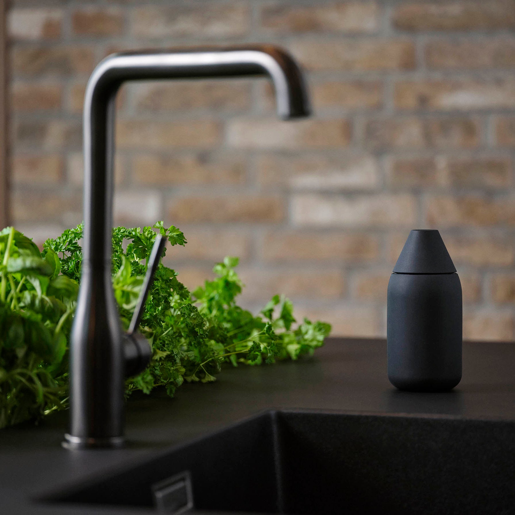 Zone Singles Soap Container Black