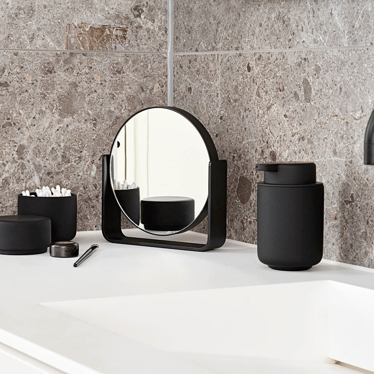 Zone Ume Soap Dispenser Black