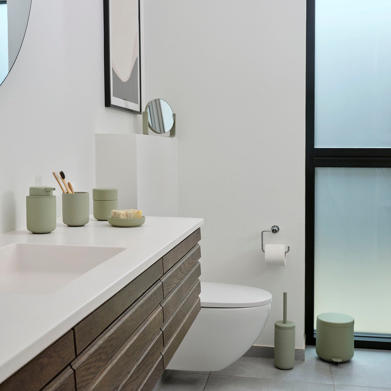 Zone Ume Toilet Brush - Eucalyptus