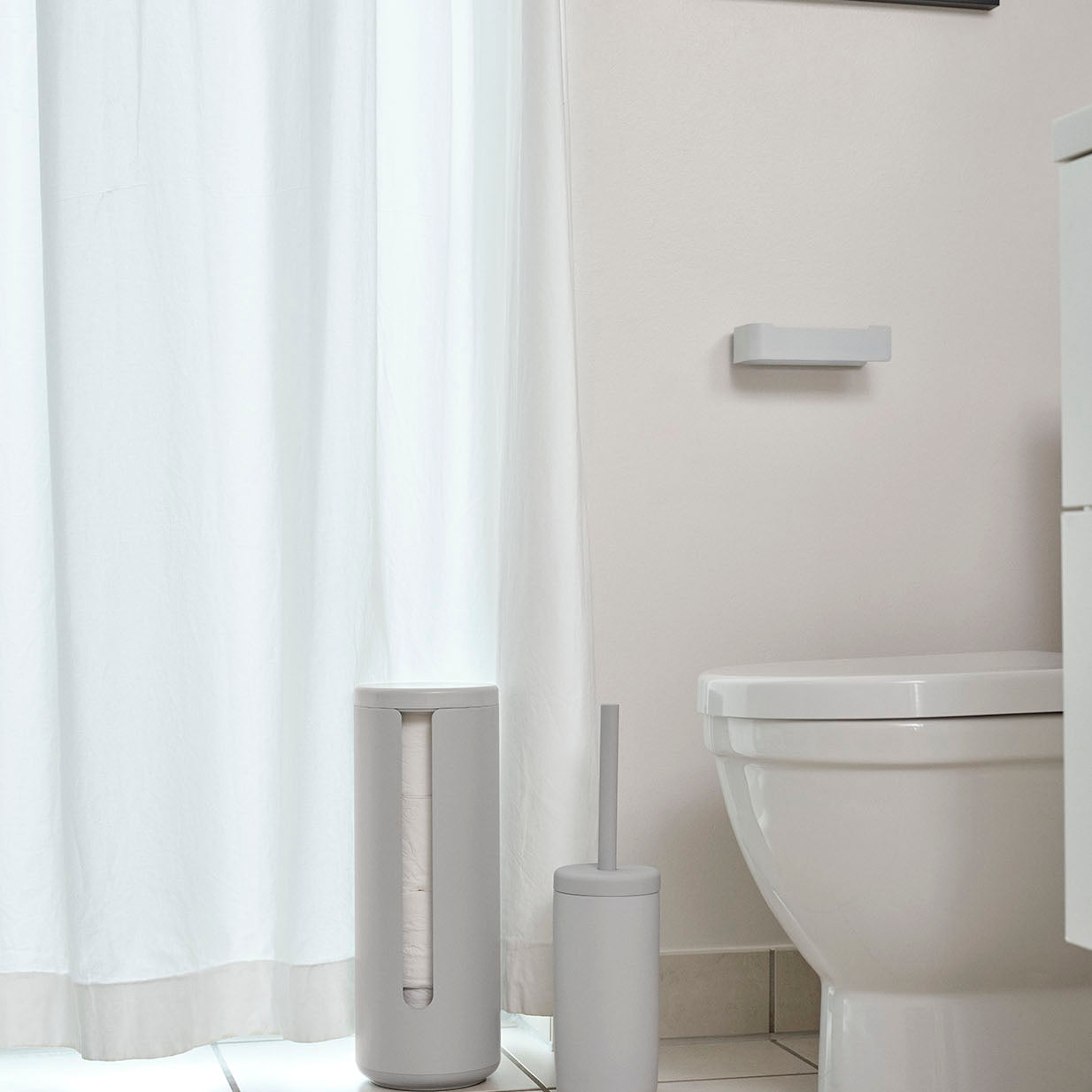 Zone Ume Toilet Paper Storage - Soft Grey