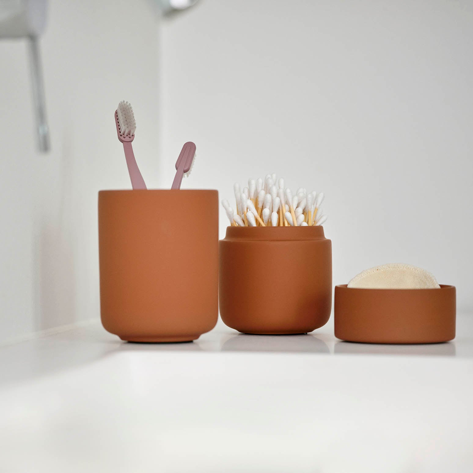 Zone Ume Toothbrush Mug Terracotta