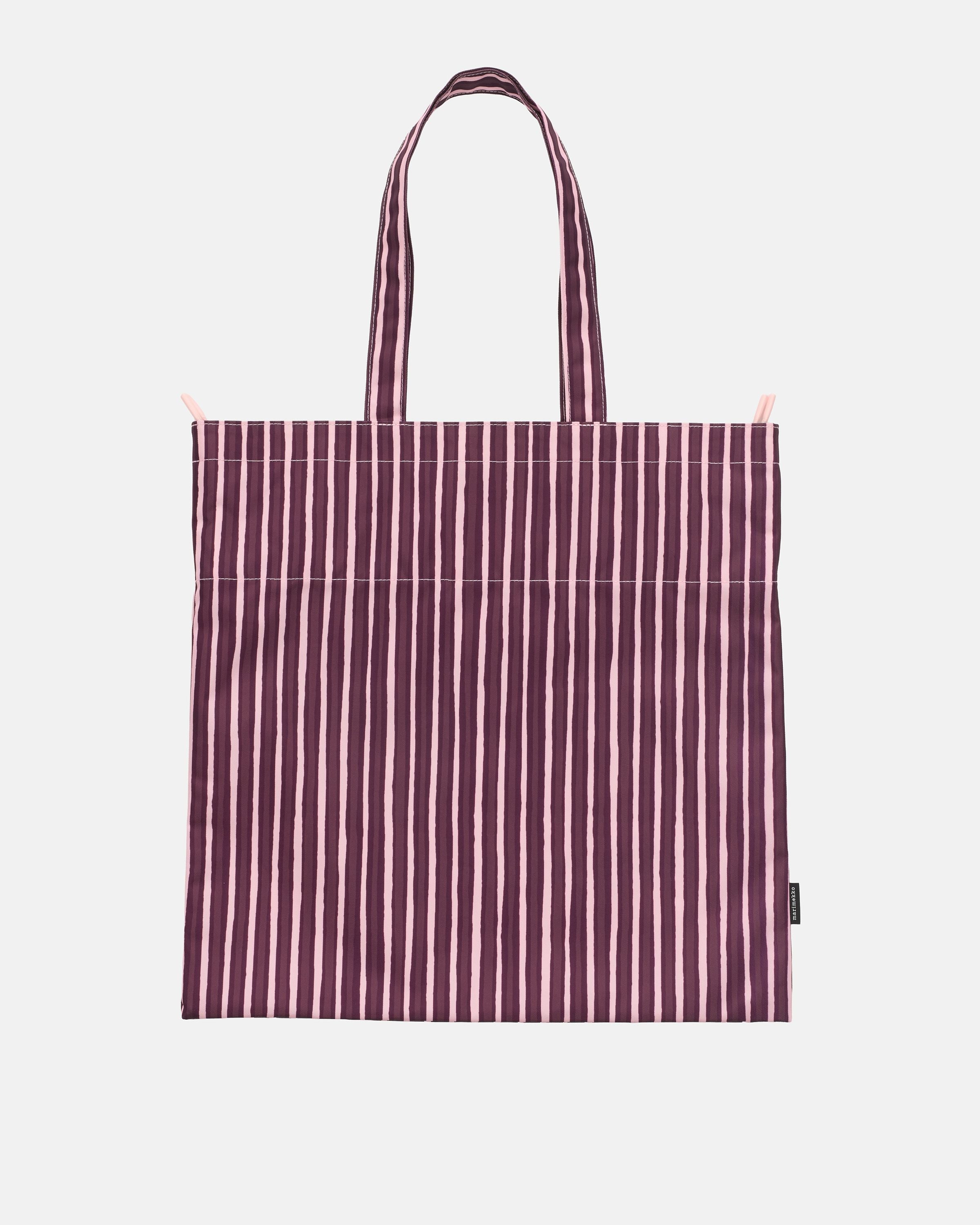 Marimekko Metka Piccolo Tote Bag Recycled Polyester Dark Purple