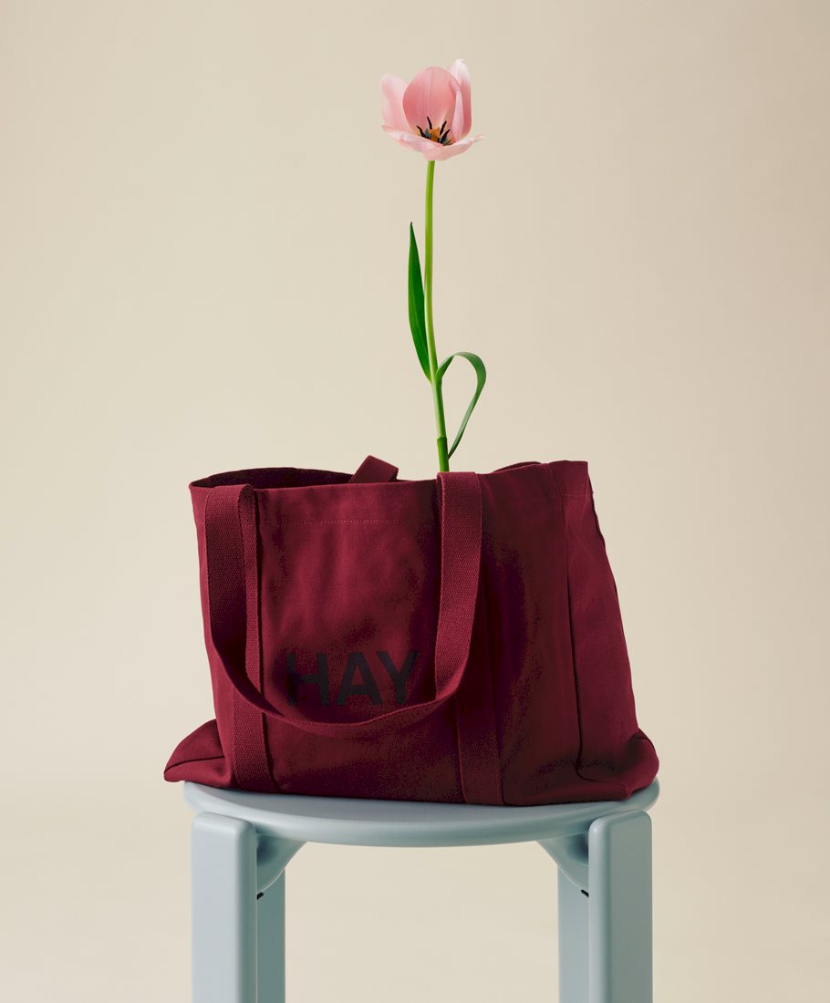 HAY Shopper Bag Medium Burgundy