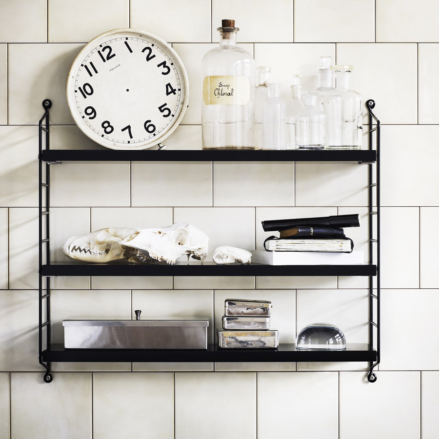 String Pocket Black Stained Ash Display