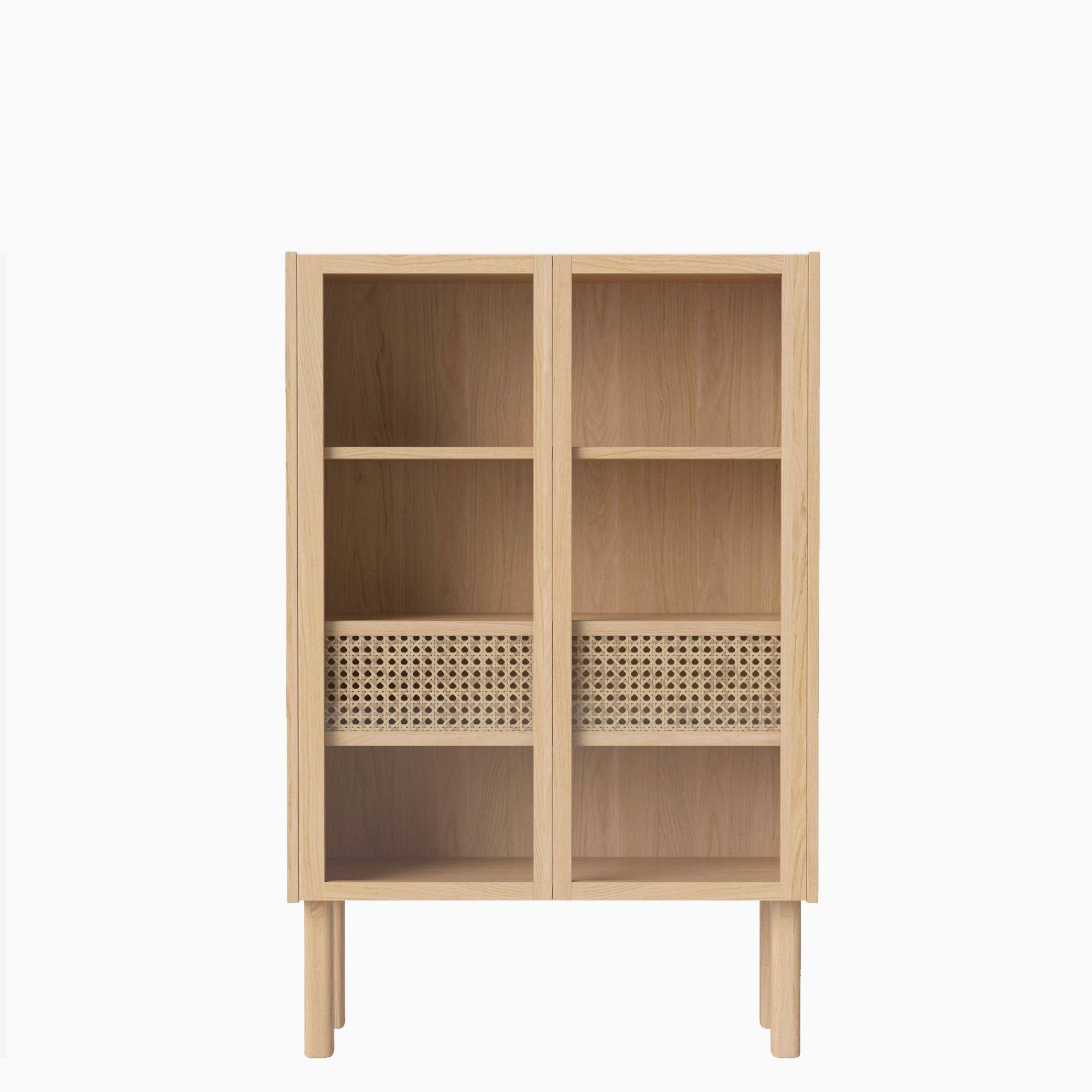 Bolia Cana Highboard Low White Oiled Oak