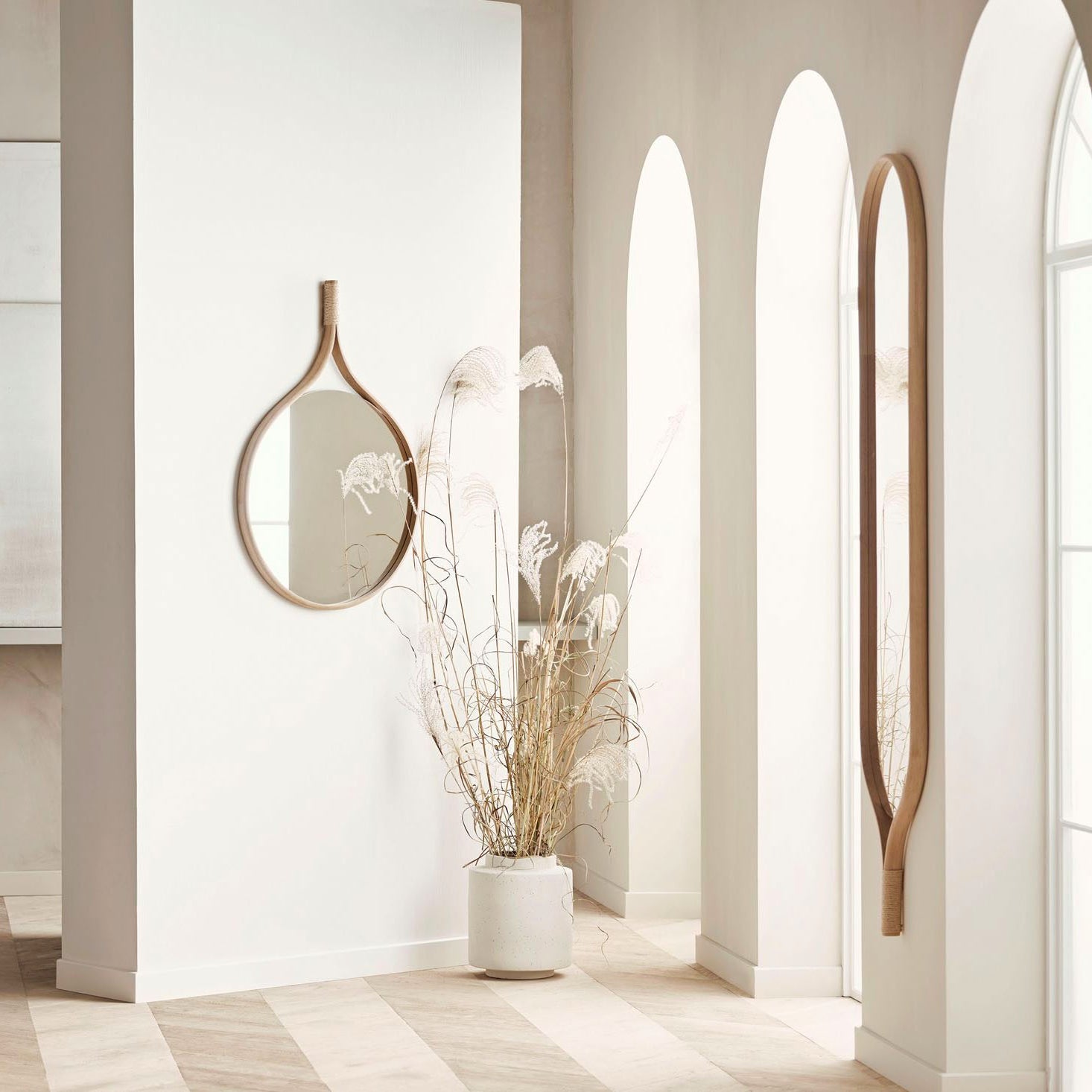 Bolia Racquet Floor Mirror Oak