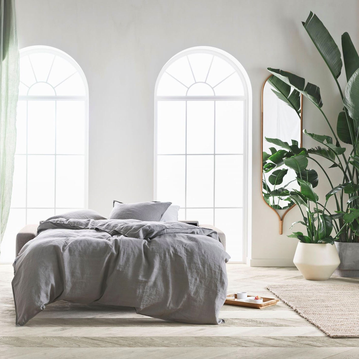 Bolia Racquet Floor Mirror Oak