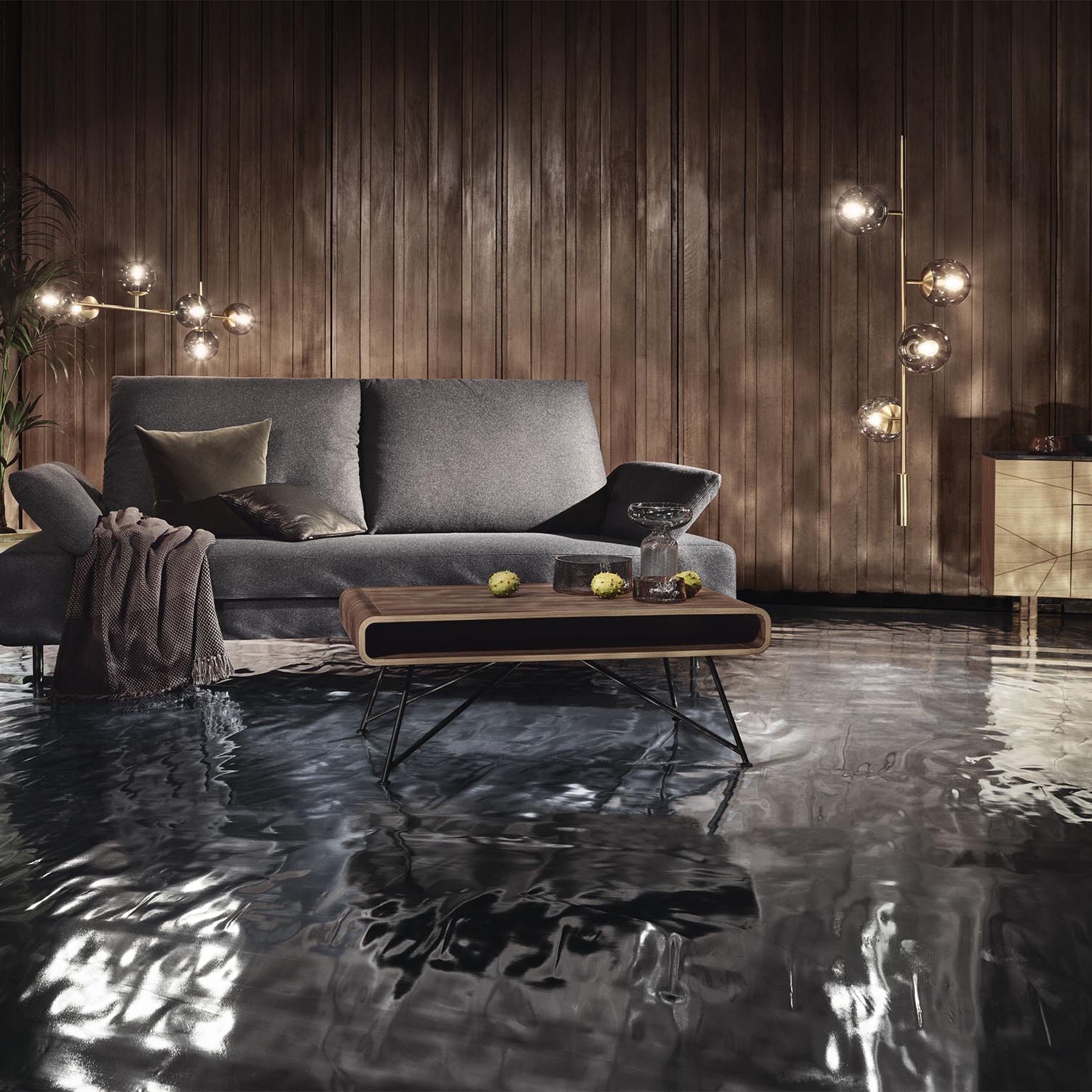 Bolia Orb Lounge Pendant Display