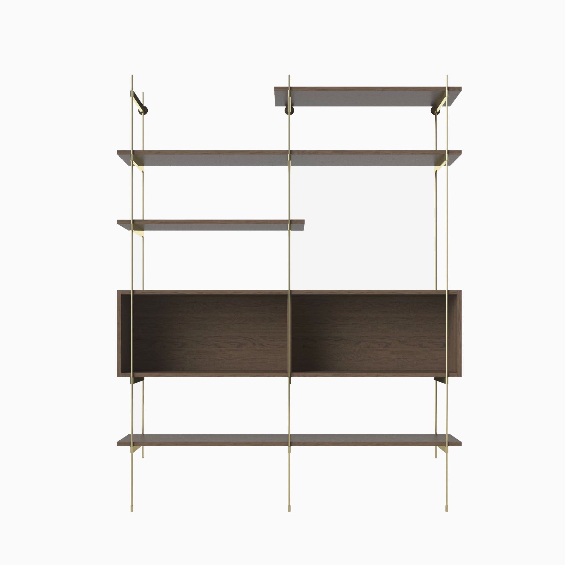 Bolia Rod Combination 6 Smoked Oak Brass