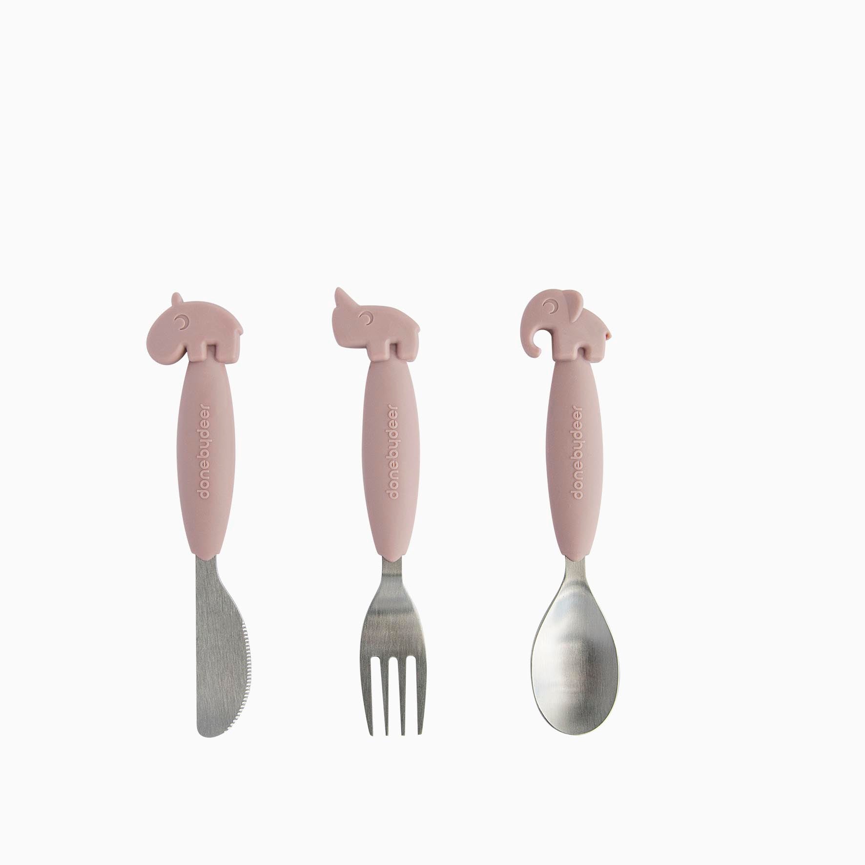 Done by Deer Yummy Plus Easy Grip Cutlery Powder