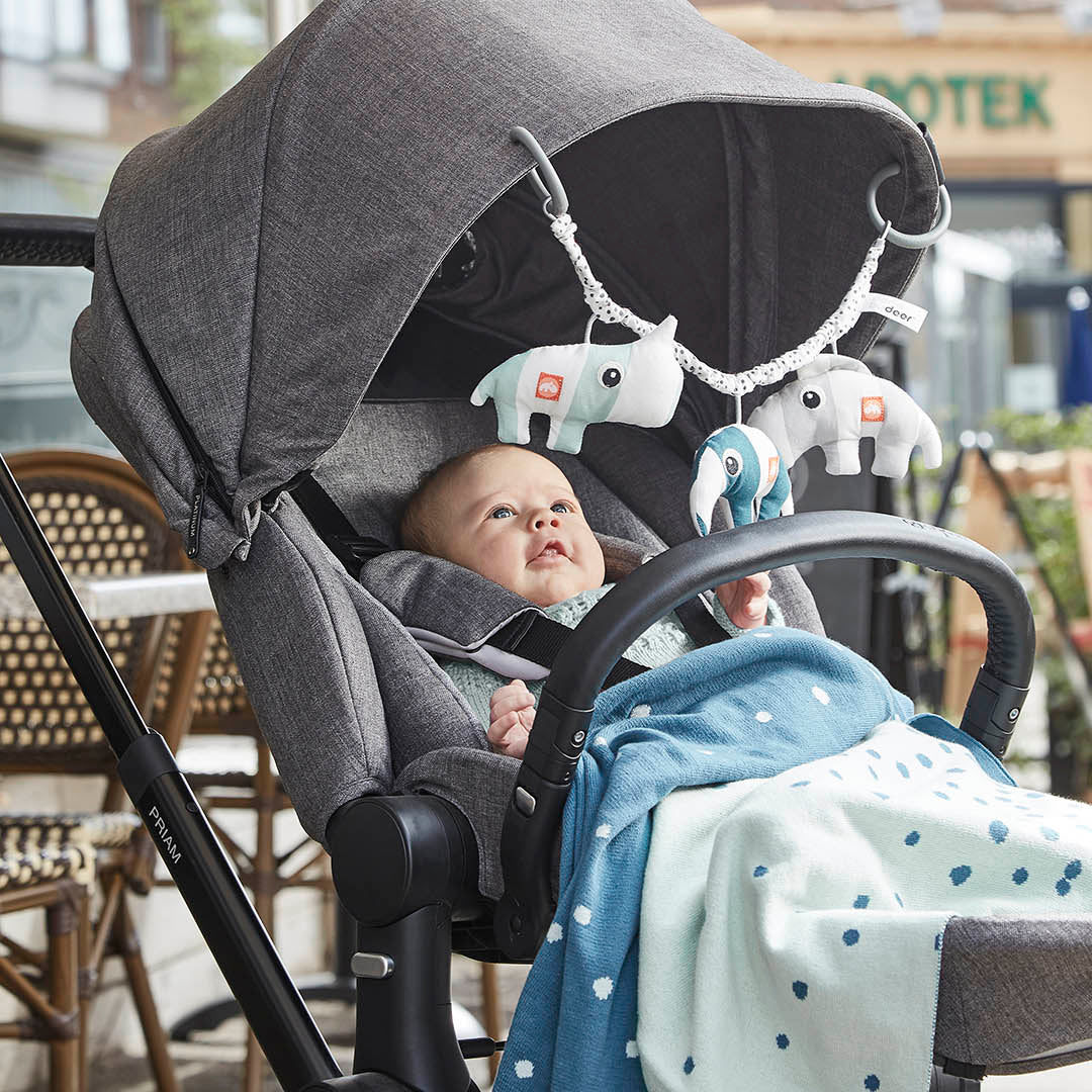 Done by Deer Pram Toy Deer Friends Blue