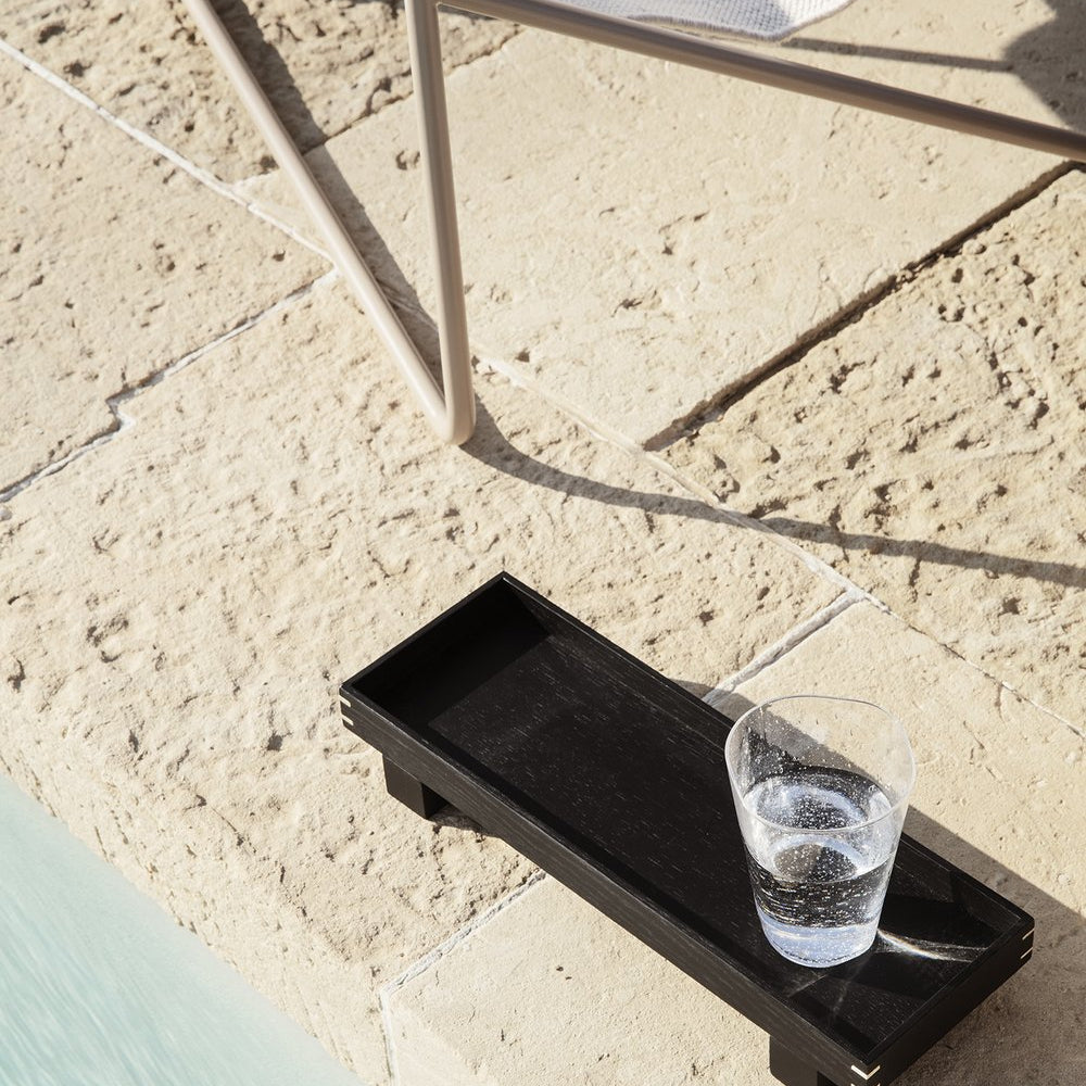 Ferm Living Bon Wooden Tray Extra Small Dark Stained Oak