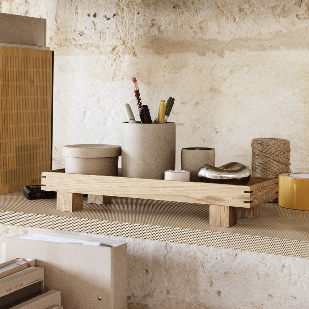 Ferm Living Bon Wooden Tray Extra Small Oak