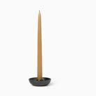 Ferm Living Bowl Candle Holder Single Blackened Aluminium