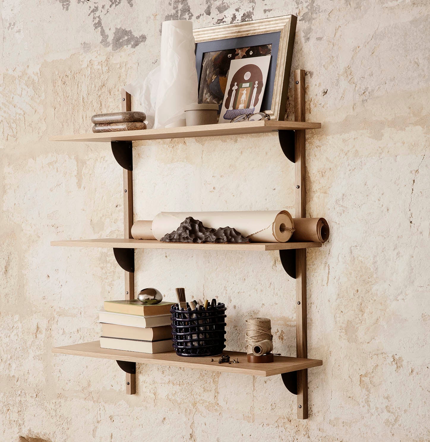 Ferm Living Ceramic Basket Small Blue