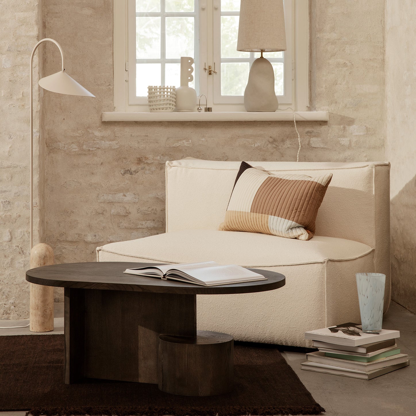 Ferm Living Insert Coffee Table Black Stained Ash