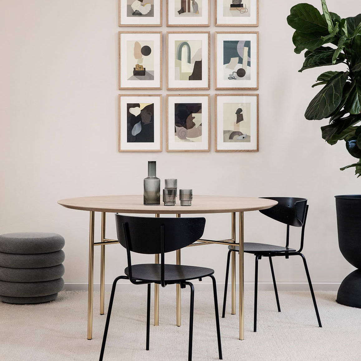 Ferm Living Pouf Round Small