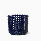 Ferm Living Ceramic Basket Large Blue