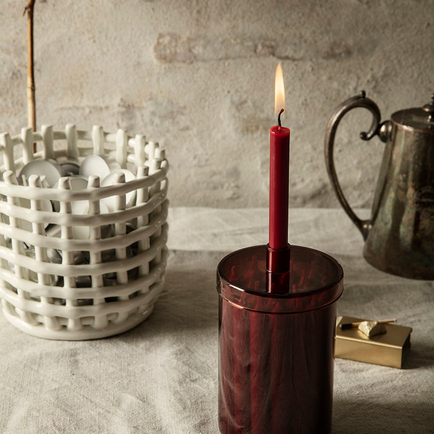 Ferm Living Ceramic Basket Small Off White