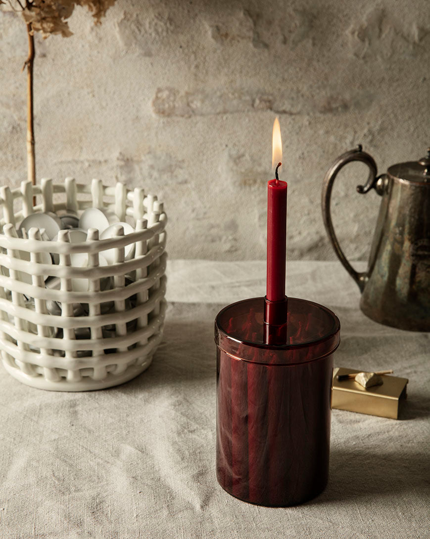 Ferm Living Ceramic Basket Small Off White