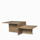 Ferm Living Distinct Coffee Table Dark Travertine