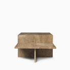 Ferm Living Distinct Coffee Table Dark Travertine