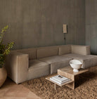 Ferm Living Distinct Coffee Table Dark Travertine