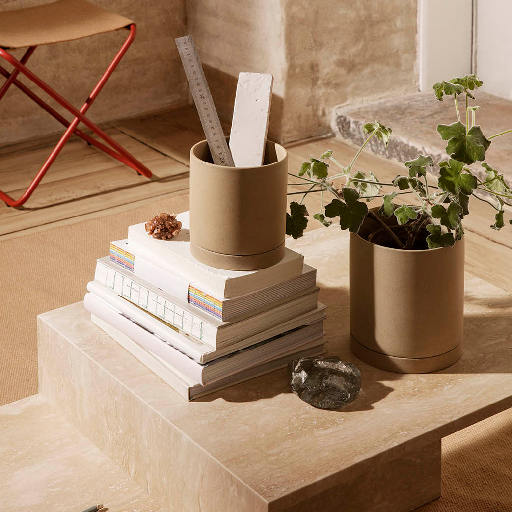 Ferm Living Distinct Coffee Table - Travertine