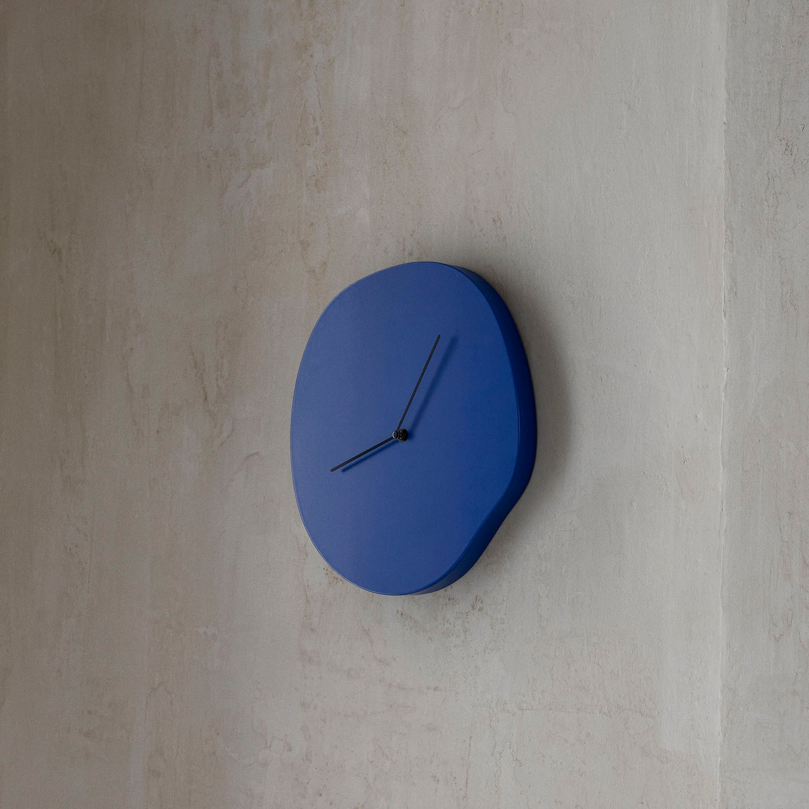 Ferm Living Melt Wall Clock blue