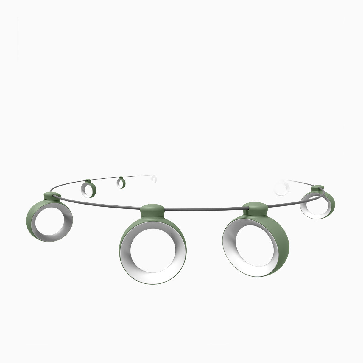 Fermob Hoop String Lights Cactus Green