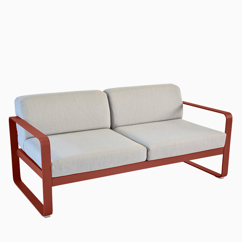 Fermob Bellevie 2 Seater Sofa Red Ochre
