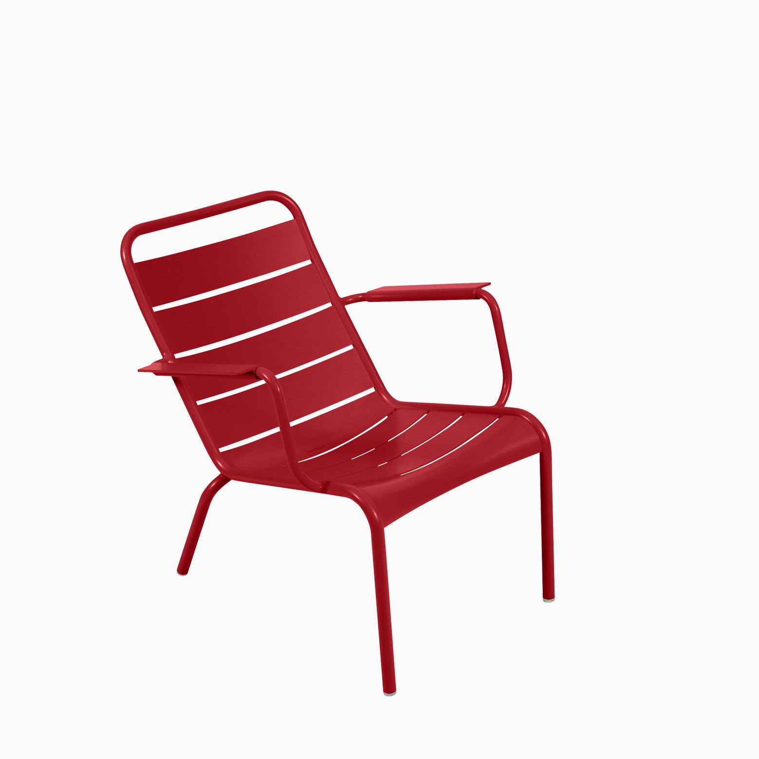 Fermob Luxembourg Low Armchair Poppy