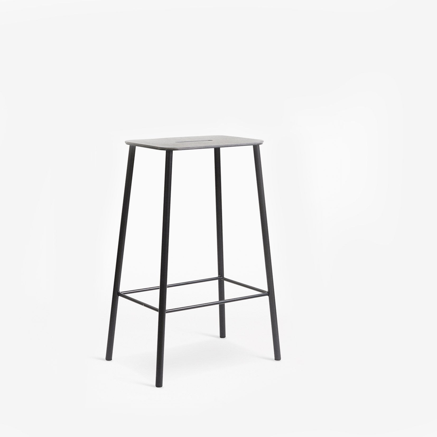 Frama Adam Stool 65cm Black Leather