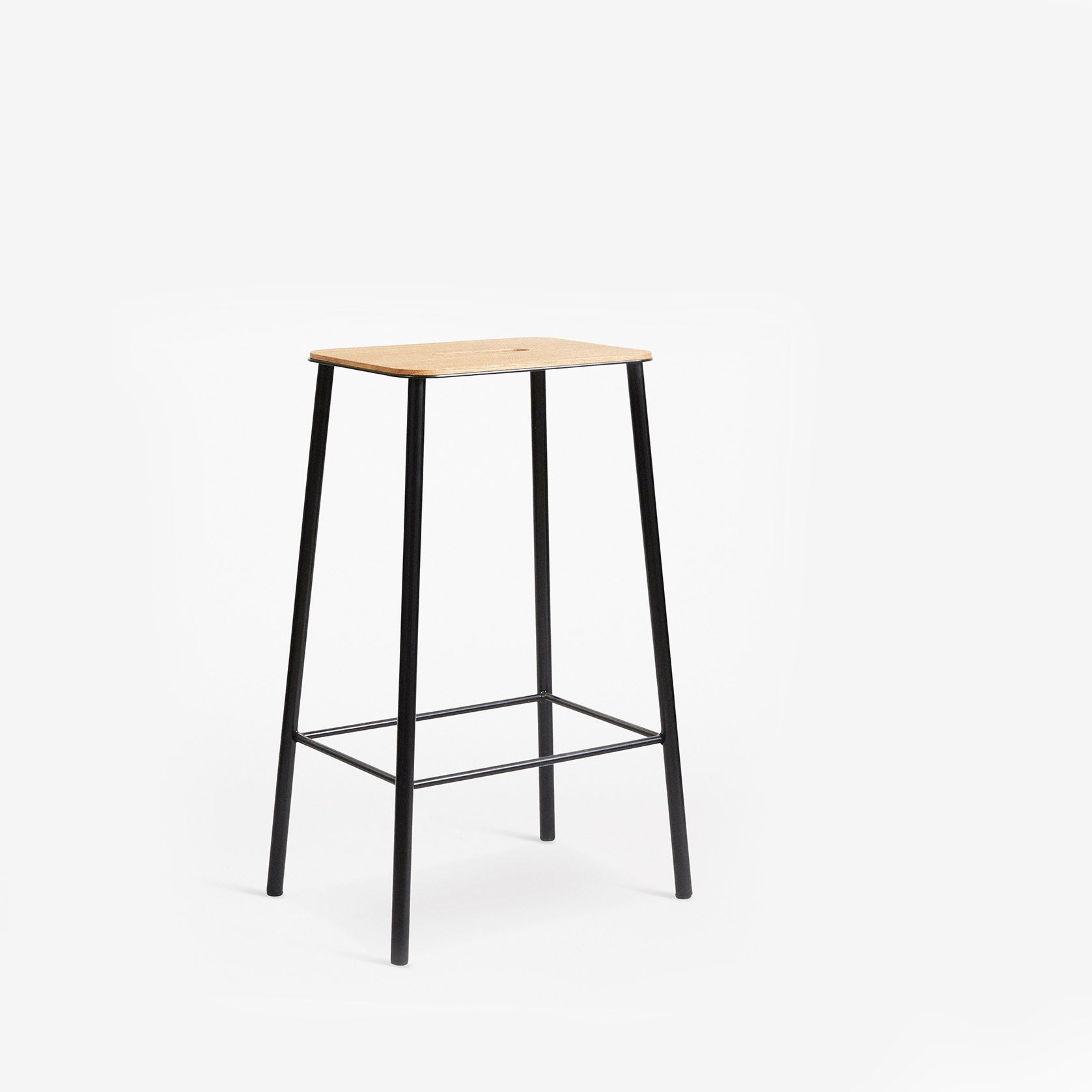 Frama Adam Stool 65cm Oak Black