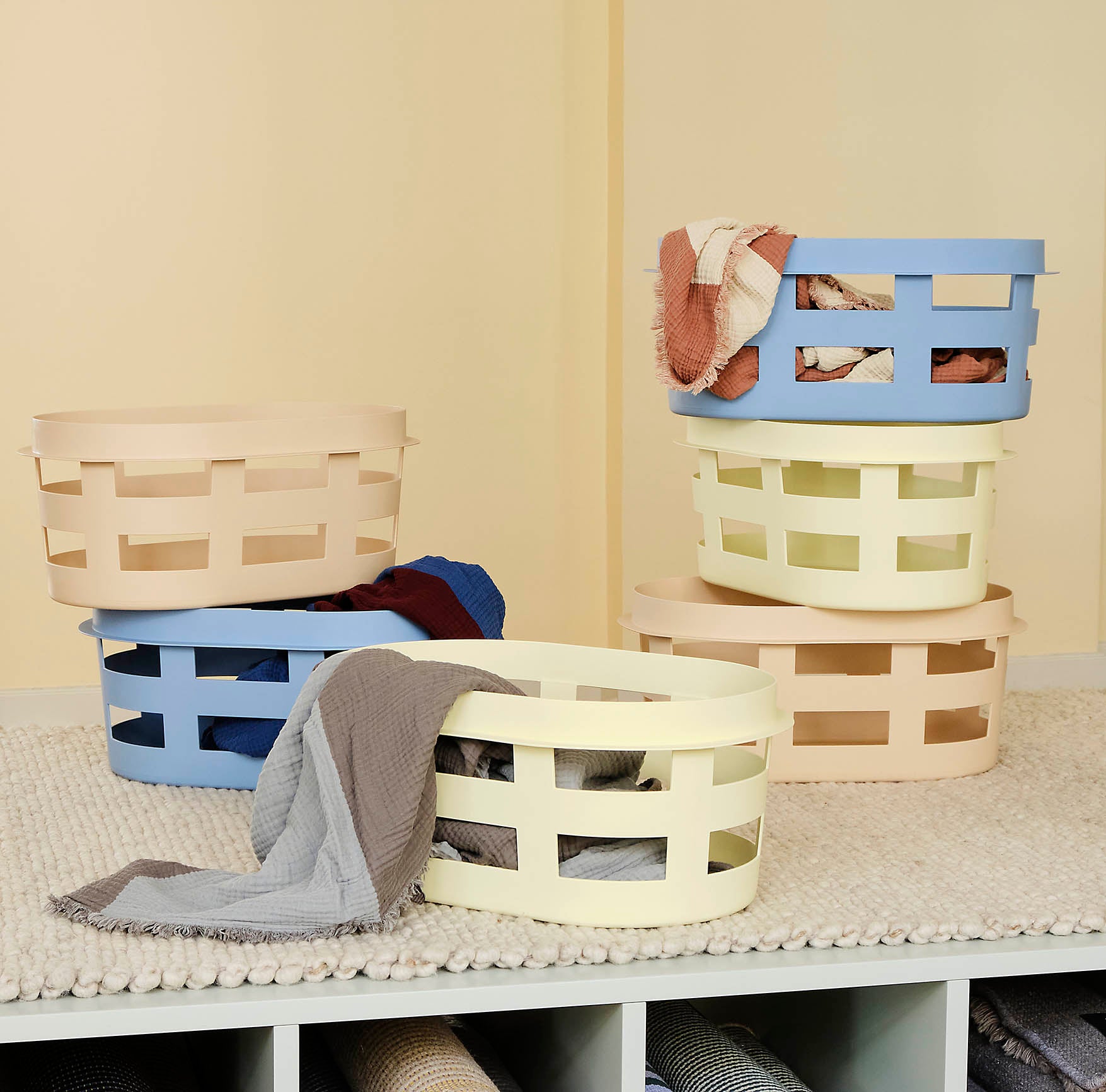 HAY Basket Soft Yellow