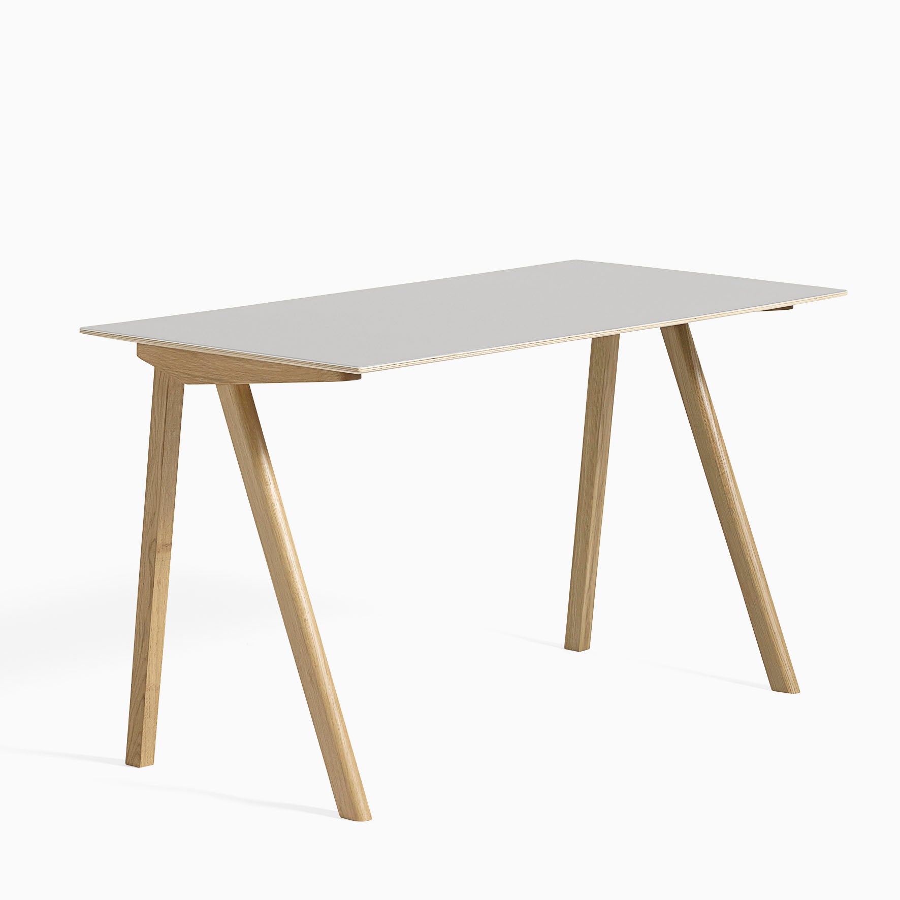 HAY CPH90 Desk Off White Clear Lacquered Oak