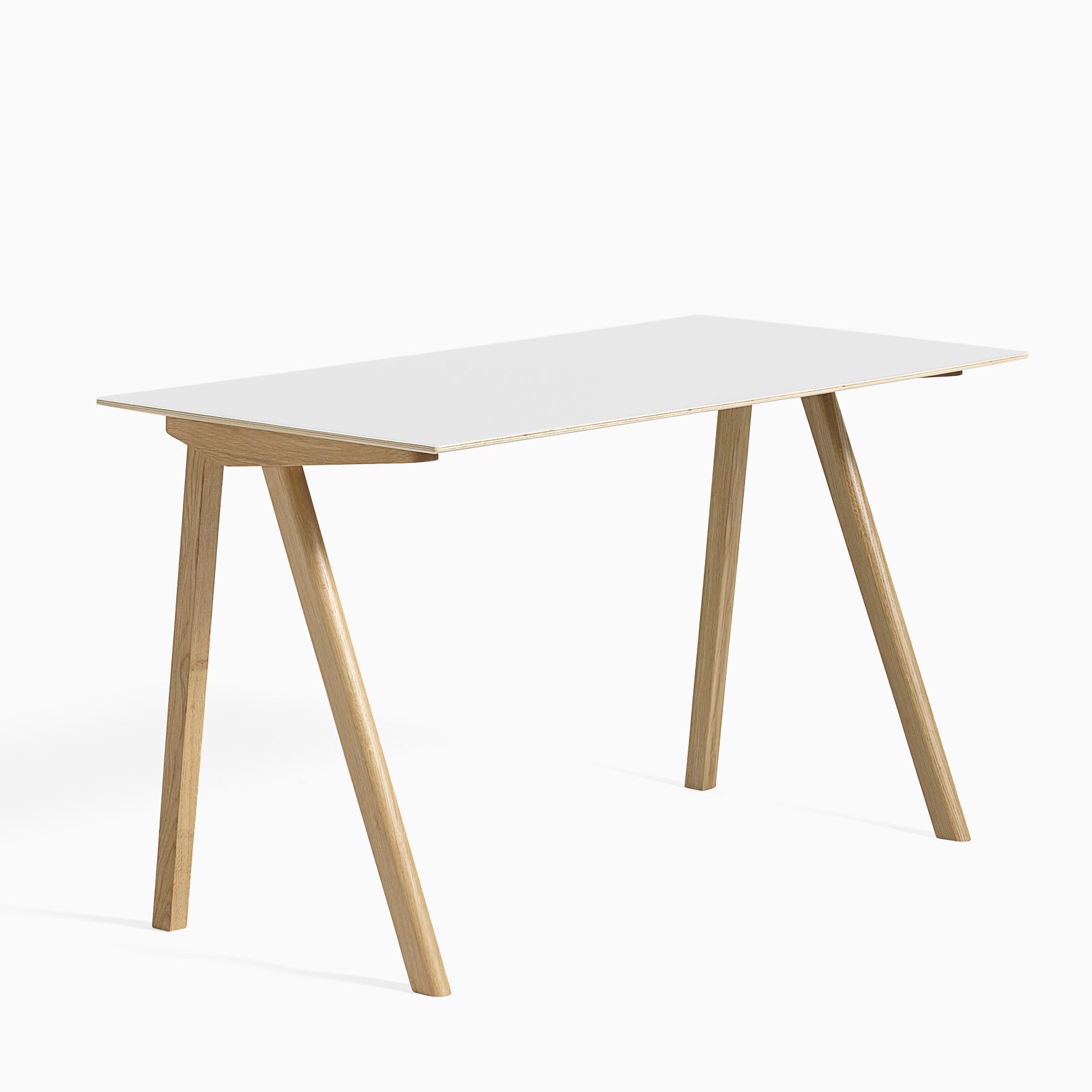 HAY CPH90 Desk White Clear Lacquered Oak