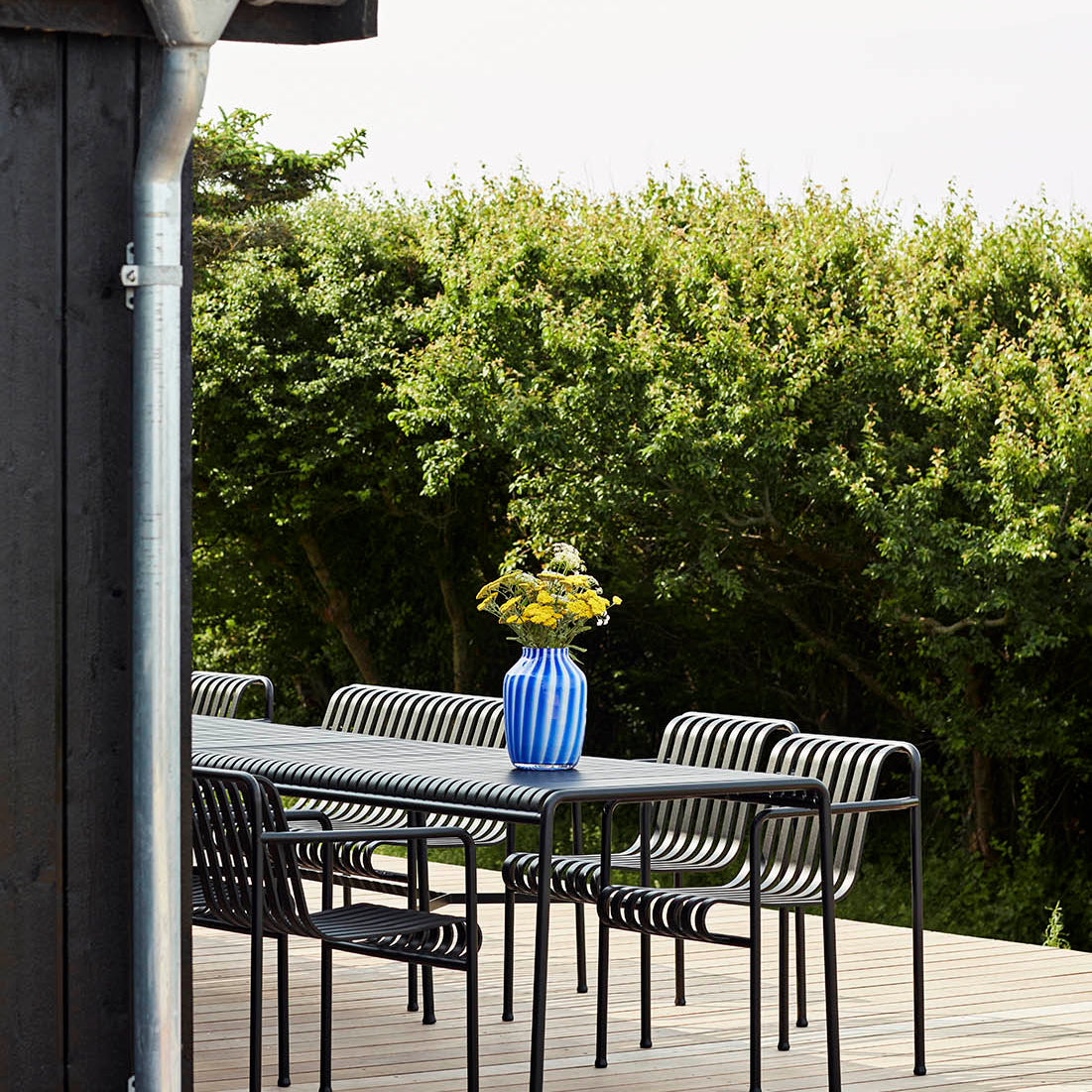 HAY Palissade Dining Armchair Anthracite