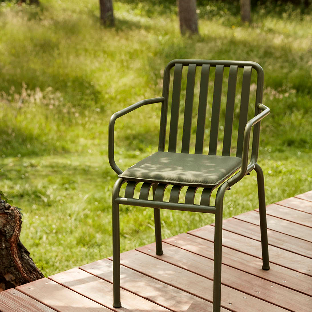 HAY Palissade Armchair Olive
