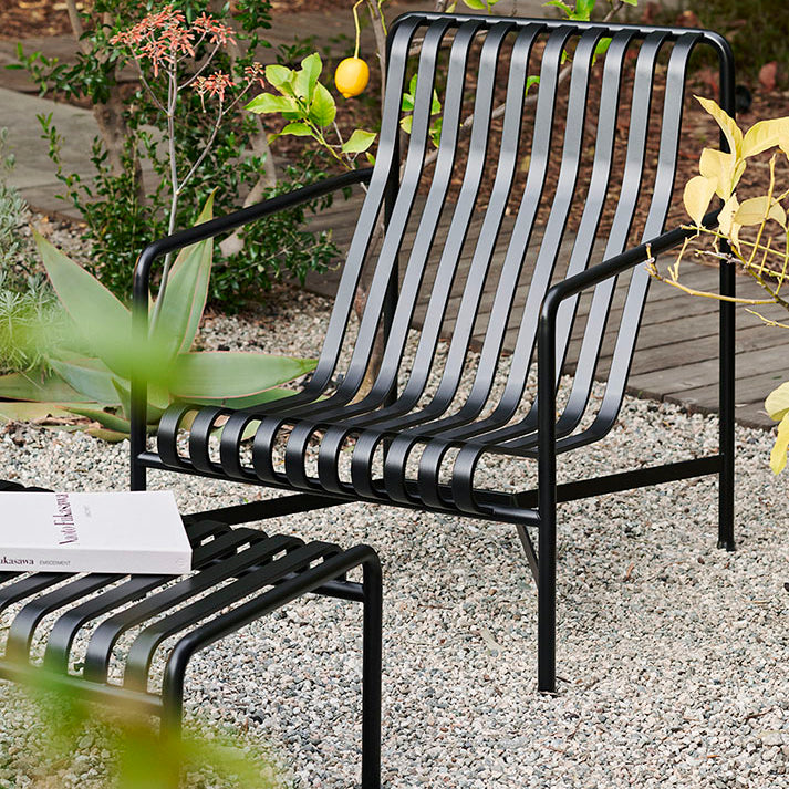 HAY Palissade Lounge CHair High Anthracite