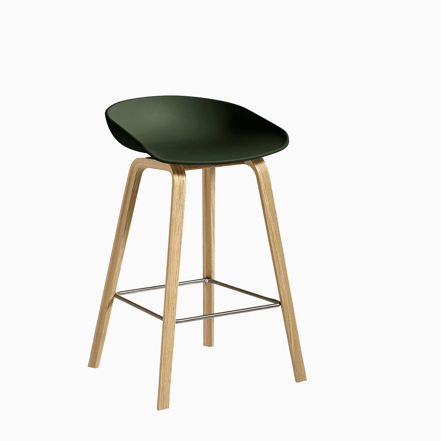 HAY About A Stool AAS32 Forest Green Black