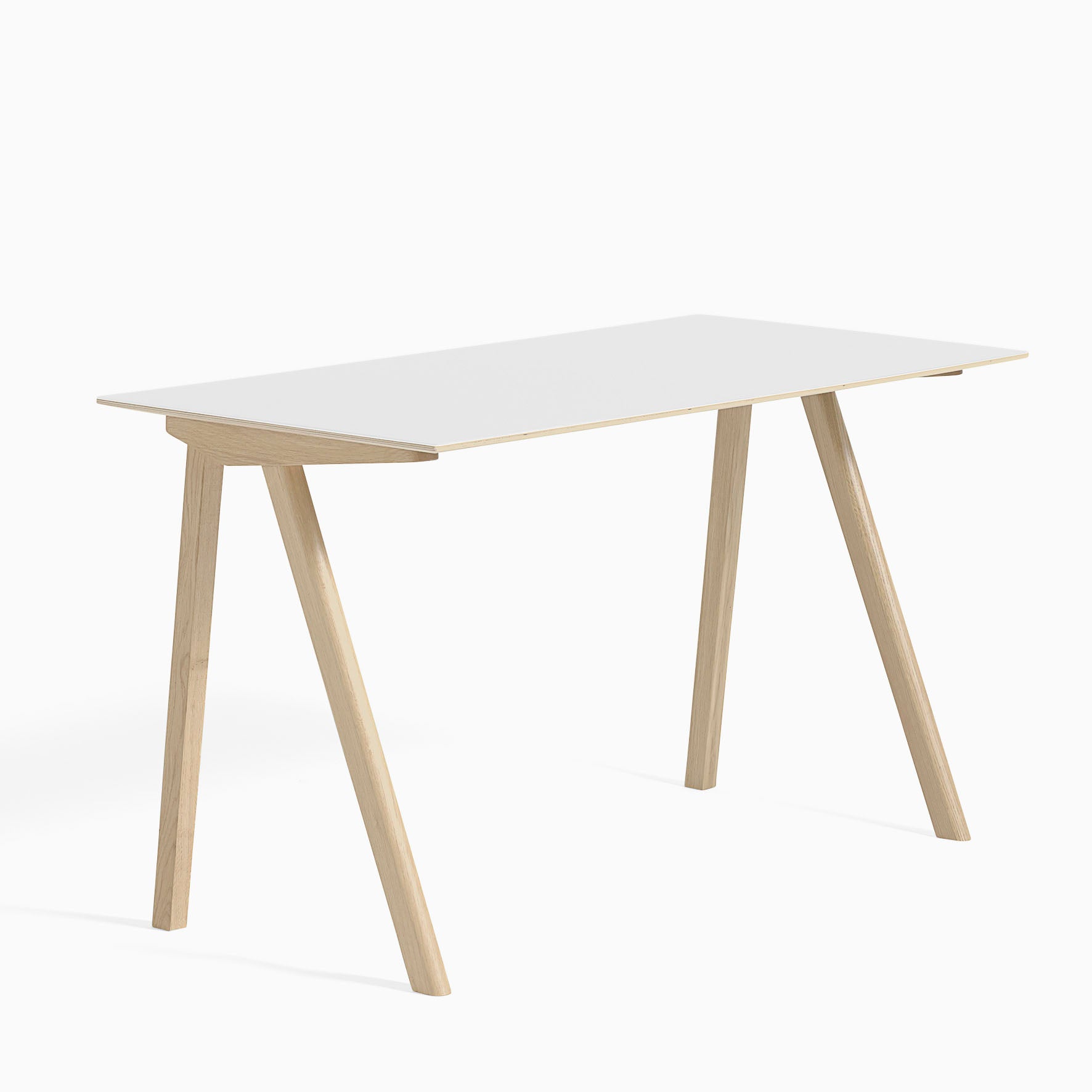 HAY CPH90 Desk White Matt Lacquered Oak
