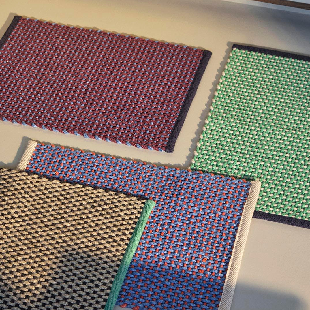 HAY Door Mat Burgundy