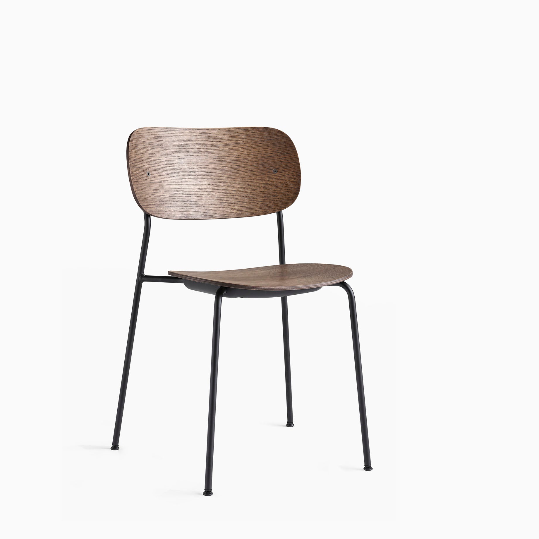 Menu Co Dining Chair Dark Stained Oak Black