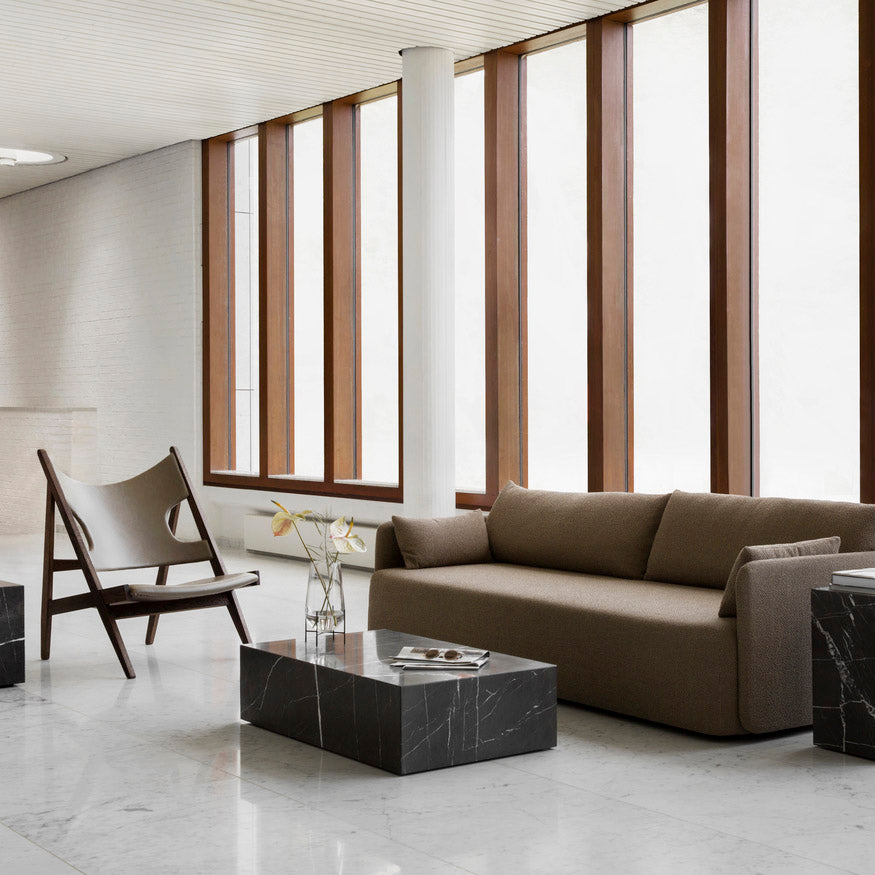 Menu Plinth Cubic Black Marble