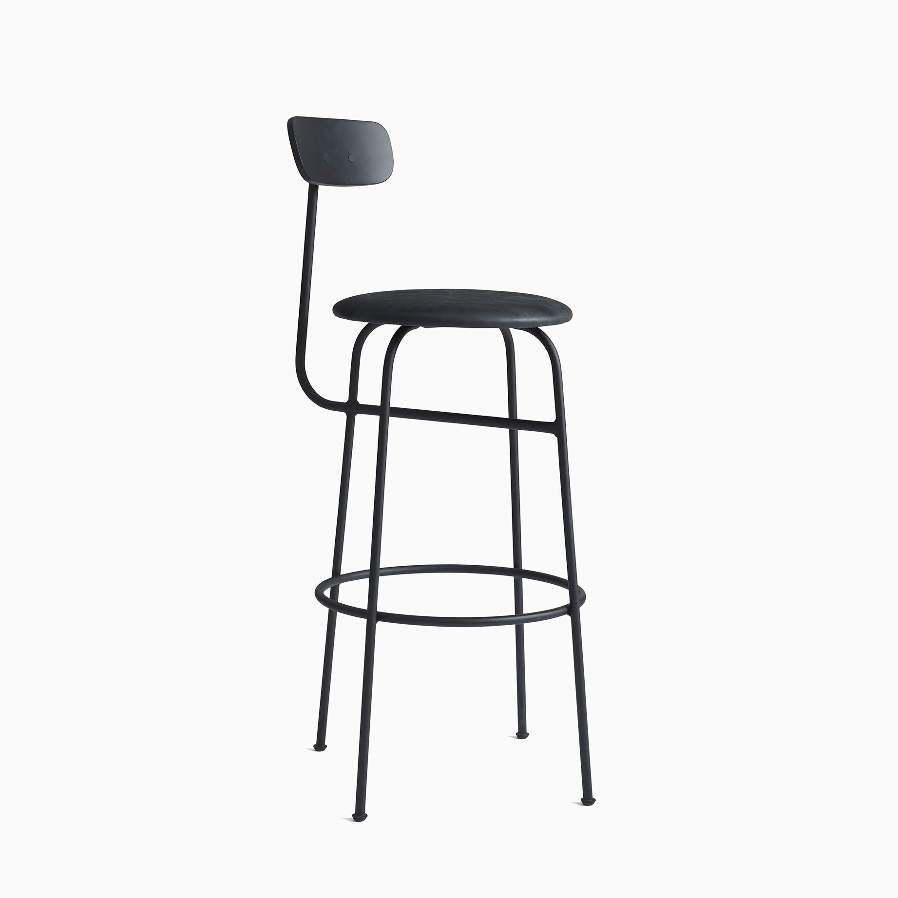 Menu Afteroom Bar Chair Black Leather